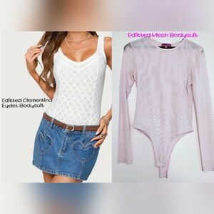 Set Two Edikted Bodysuits